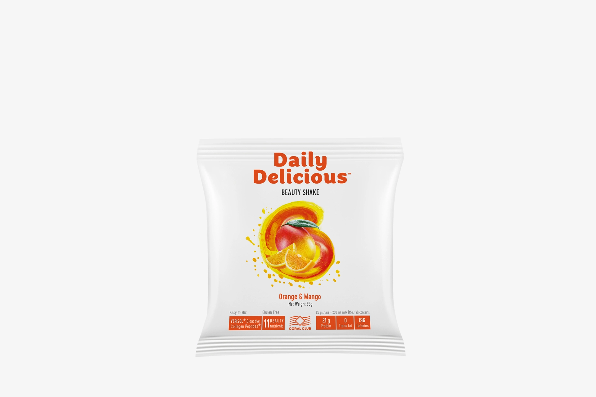 Daily Delicious Beauty Shake o smaku mango i pomarańczy